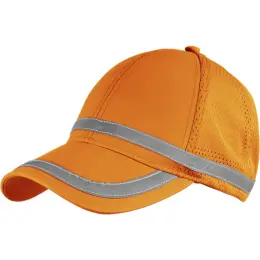 Barron Safety Cap With Mesh Orange